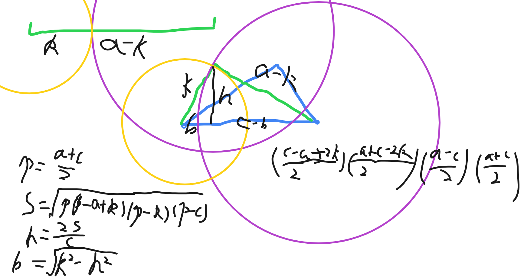 No Equation, No Trigonometry — Just Heron’s Formula